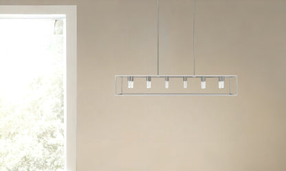 Cobar 12-Light Satin Nickel Pendant