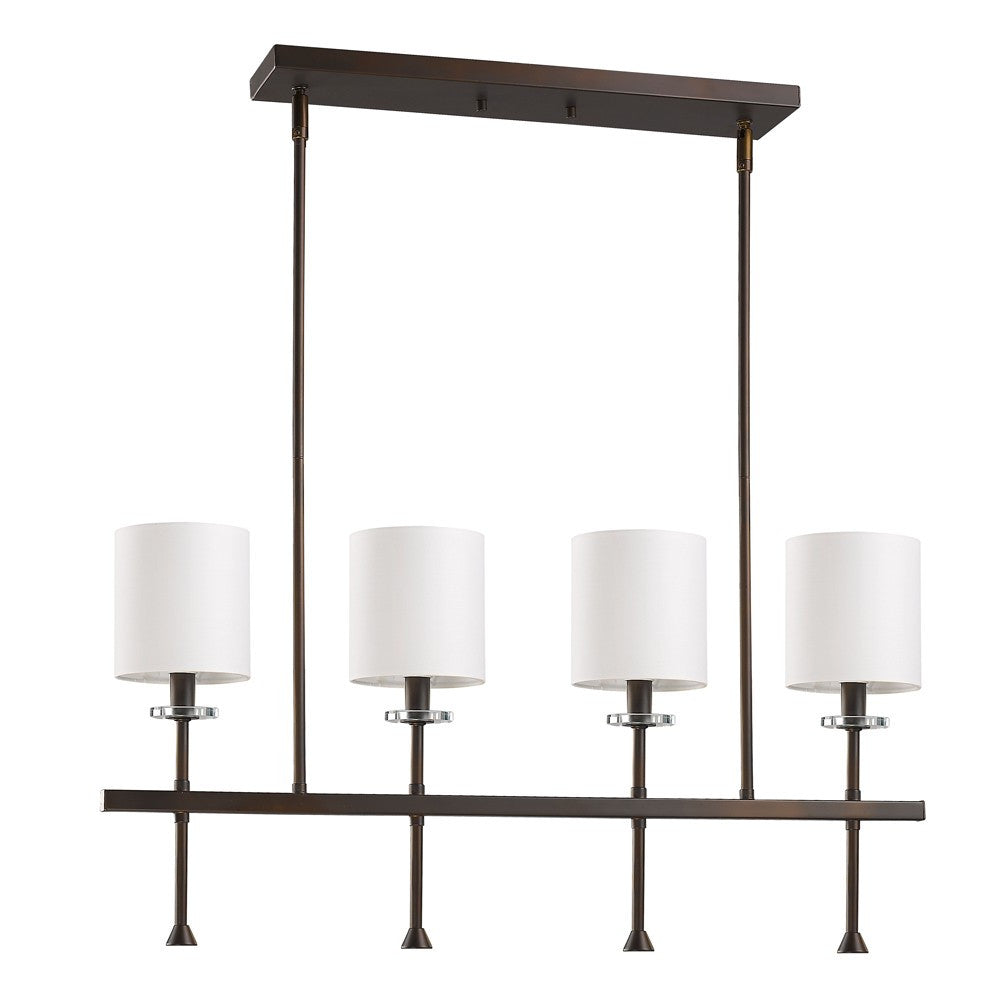 Kara 4-Light Oil-Rubbed Bronze Pendant