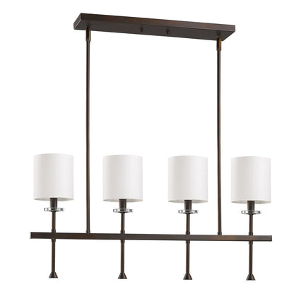 Kara 4-Light Oil-Rubbed Bronze Pendant