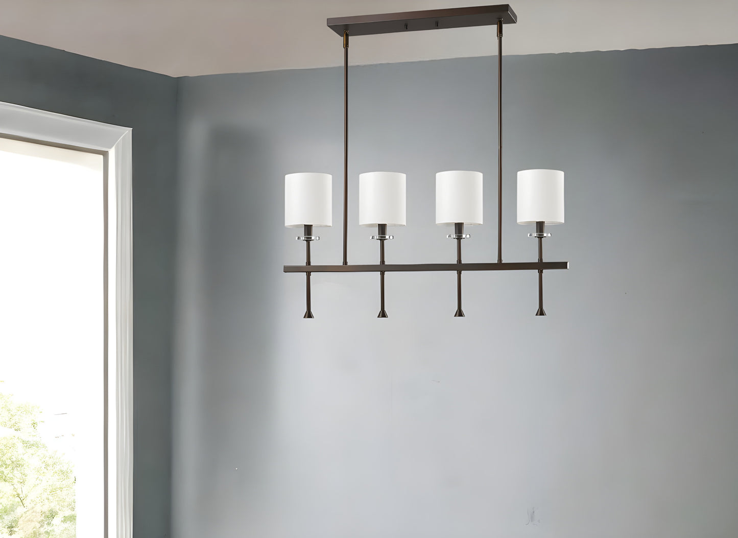 Kara 4-Light Oil-Rubbed Bronze Pendant