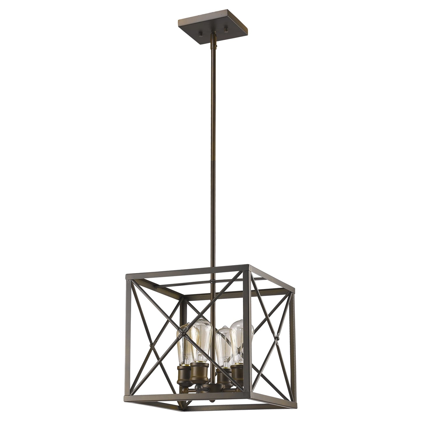 Brooklyn 4-Light Oil-Rubbed Bronze Pendant