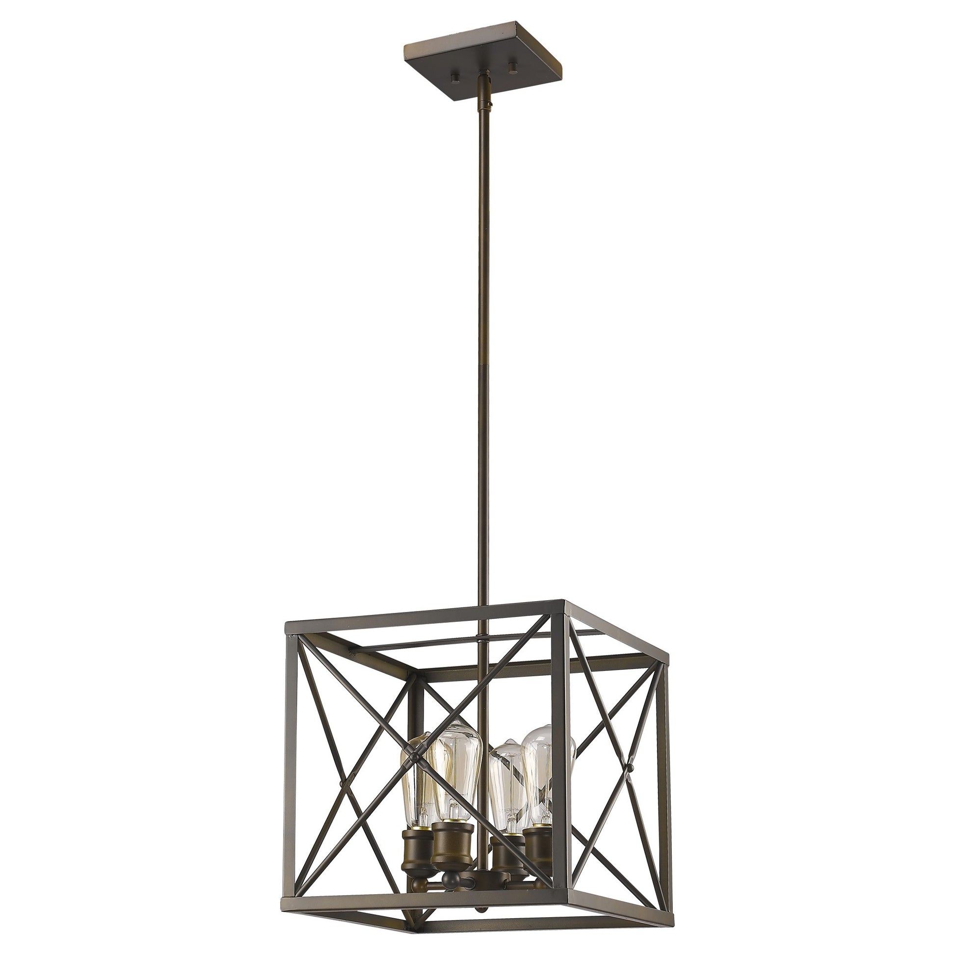 Brooklyn 4-Light Oil-Rubbed Bronze Pendant