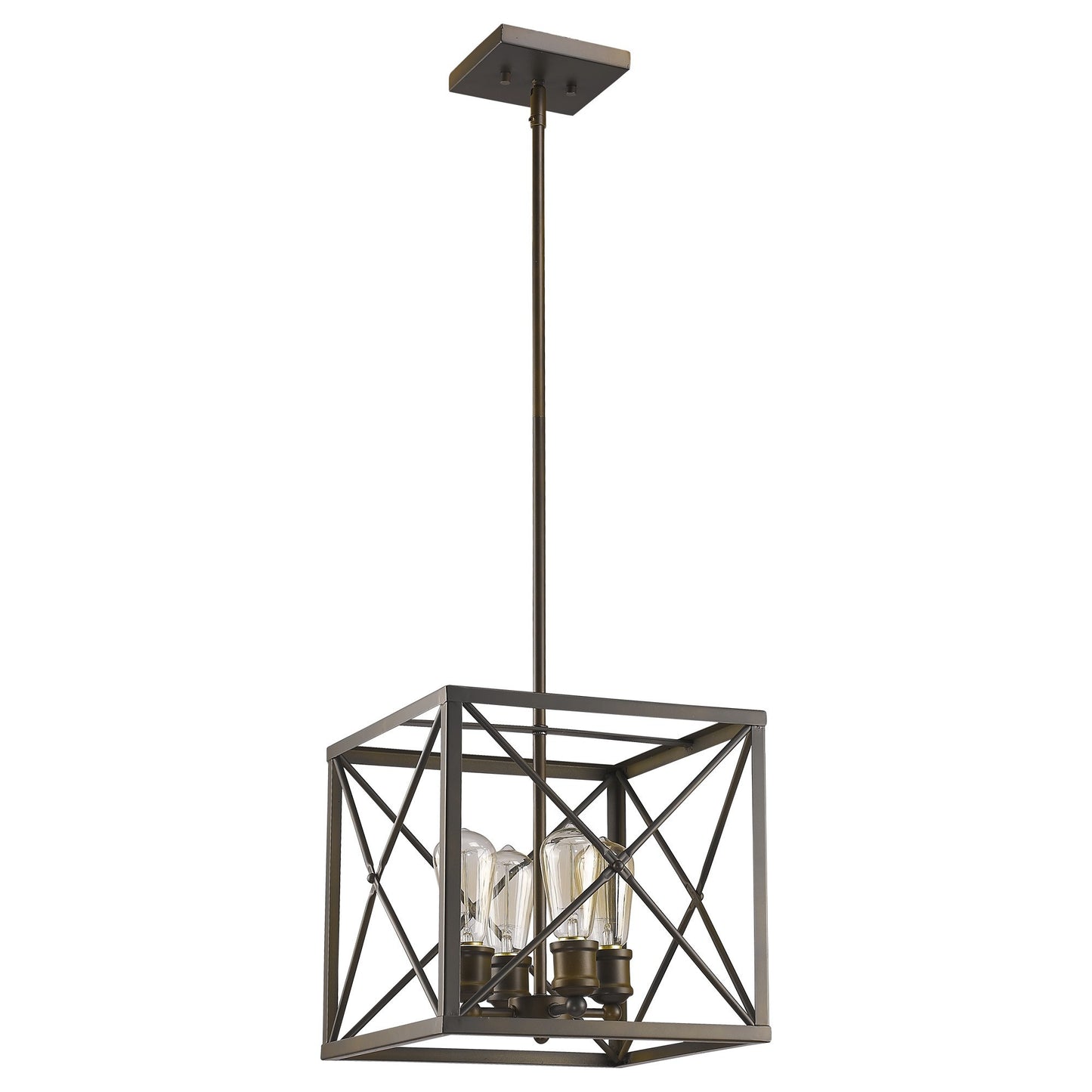 Brooklyn 4-Light Oil-Rubbed Bronze Pendant