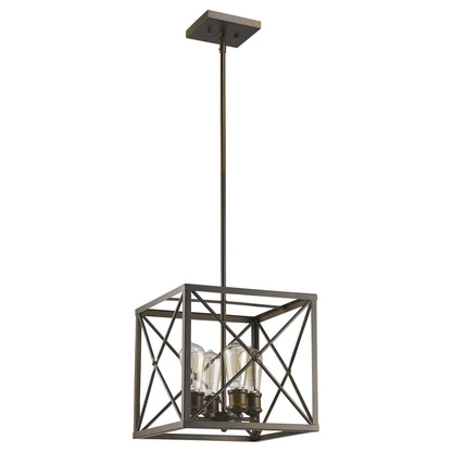 Brooklyn 4-Light Oil-Rubbed Bronze Pendant