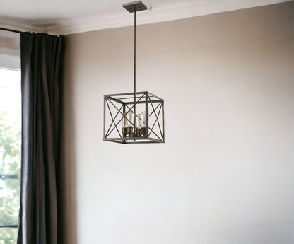 Brooklyn 4-Light Oil-Rubbed Bronze Pendant