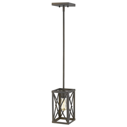 Bronze Geometric Mini Pendant Hanging Light