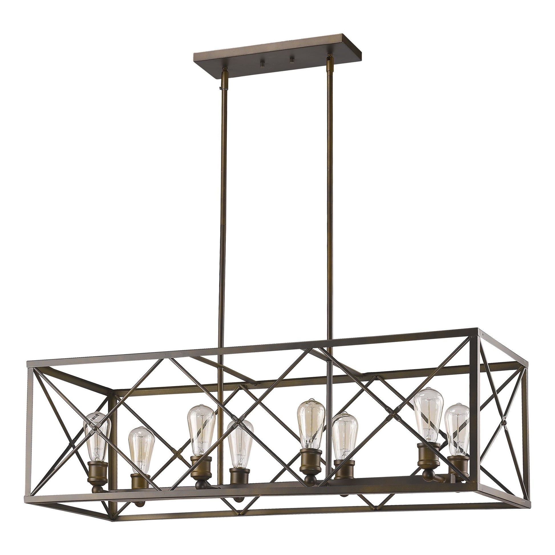 Brooklyn 8-Light Oil-Rubbed Bronze Pendant