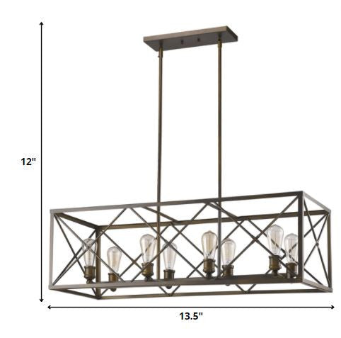 Brooklyn 8-Light Oil-Rubbed Bronze Pendant