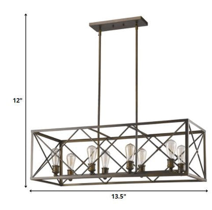 Brooklyn 8-Light Oil-Rubbed Bronze Pendant