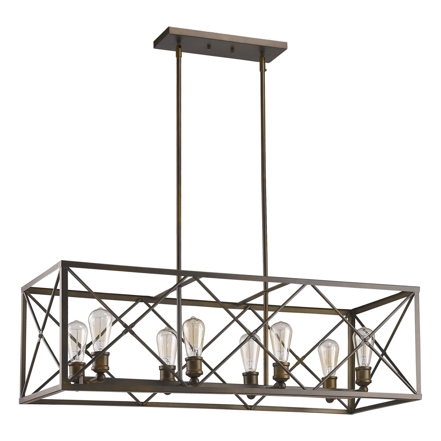 Brooklyn 8-Light Oil-Rubbed Bronze Pendant