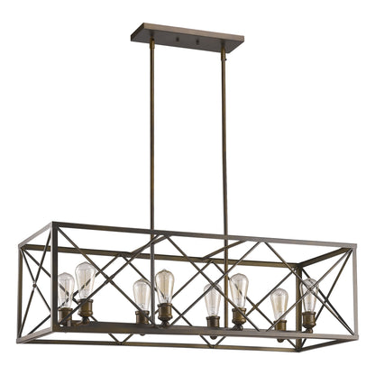 Brooklyn 8-Light Oil-Rubbed Bronze Pendant