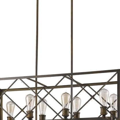 Brooklyn 8-Light Oil-Rubbed Bronze Pendant