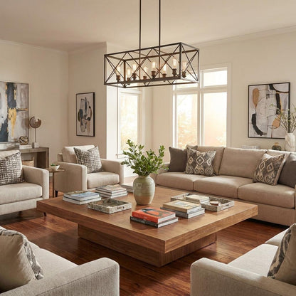 Brooklyn 8-Light Oil-Rubbed Bronze Pendant
