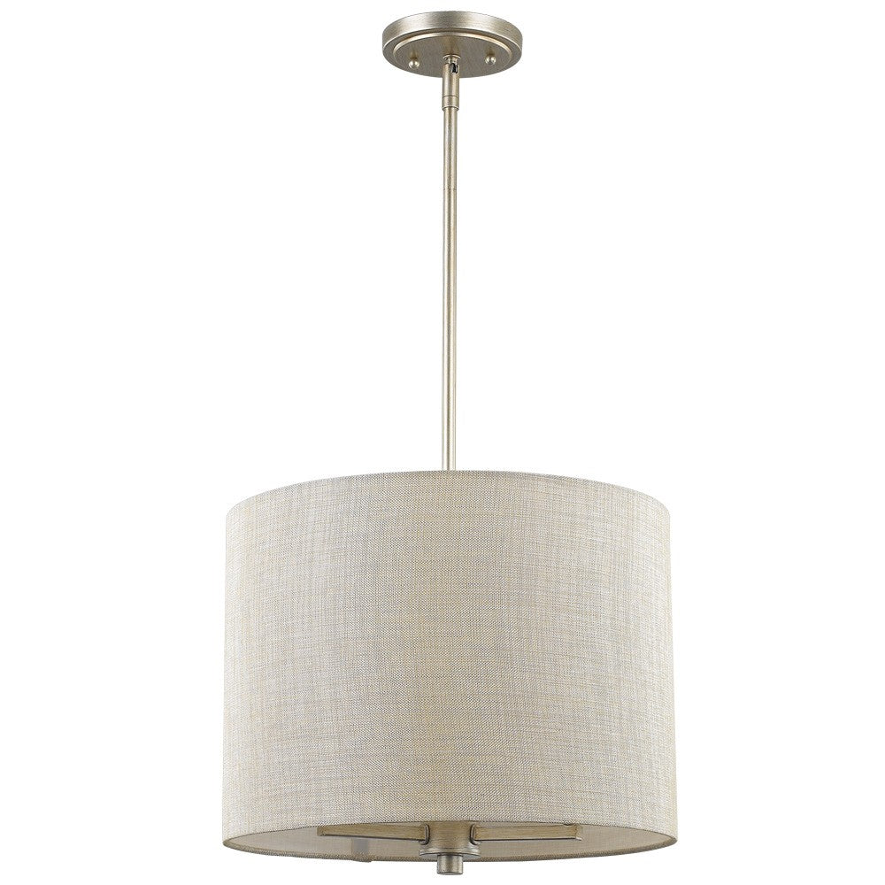 Daria 3-Light Washed Gold Pendant