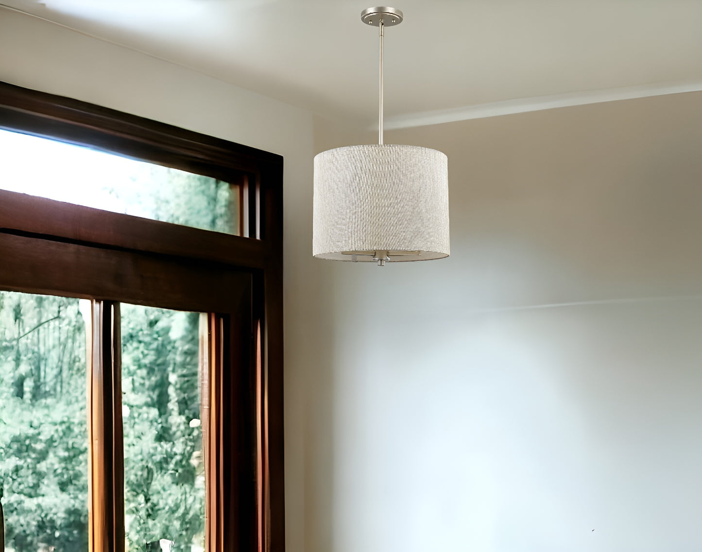 Daria 3-Light Washed Gold Pendant