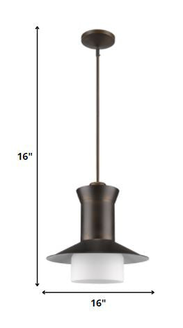Greta 1-Light Oil-Rubbed Bronze Pendant