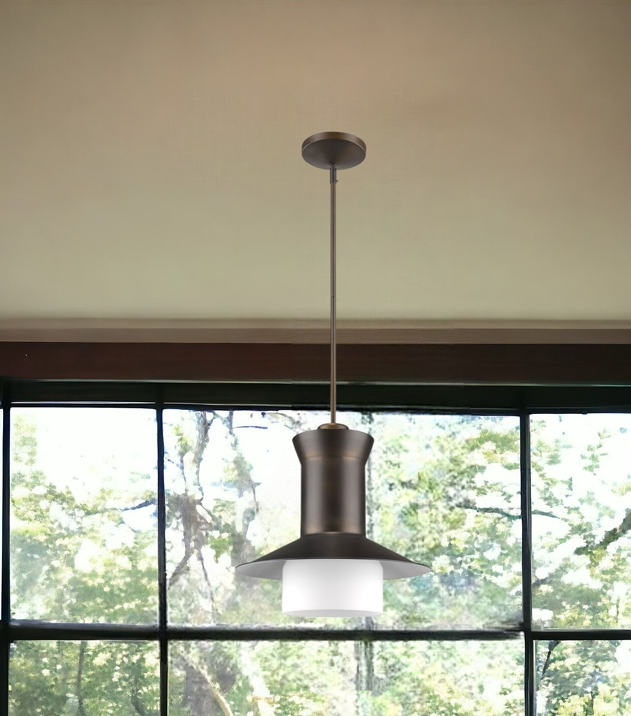 Greta 1-Light Oil-Rubbed Bronze Pendant
