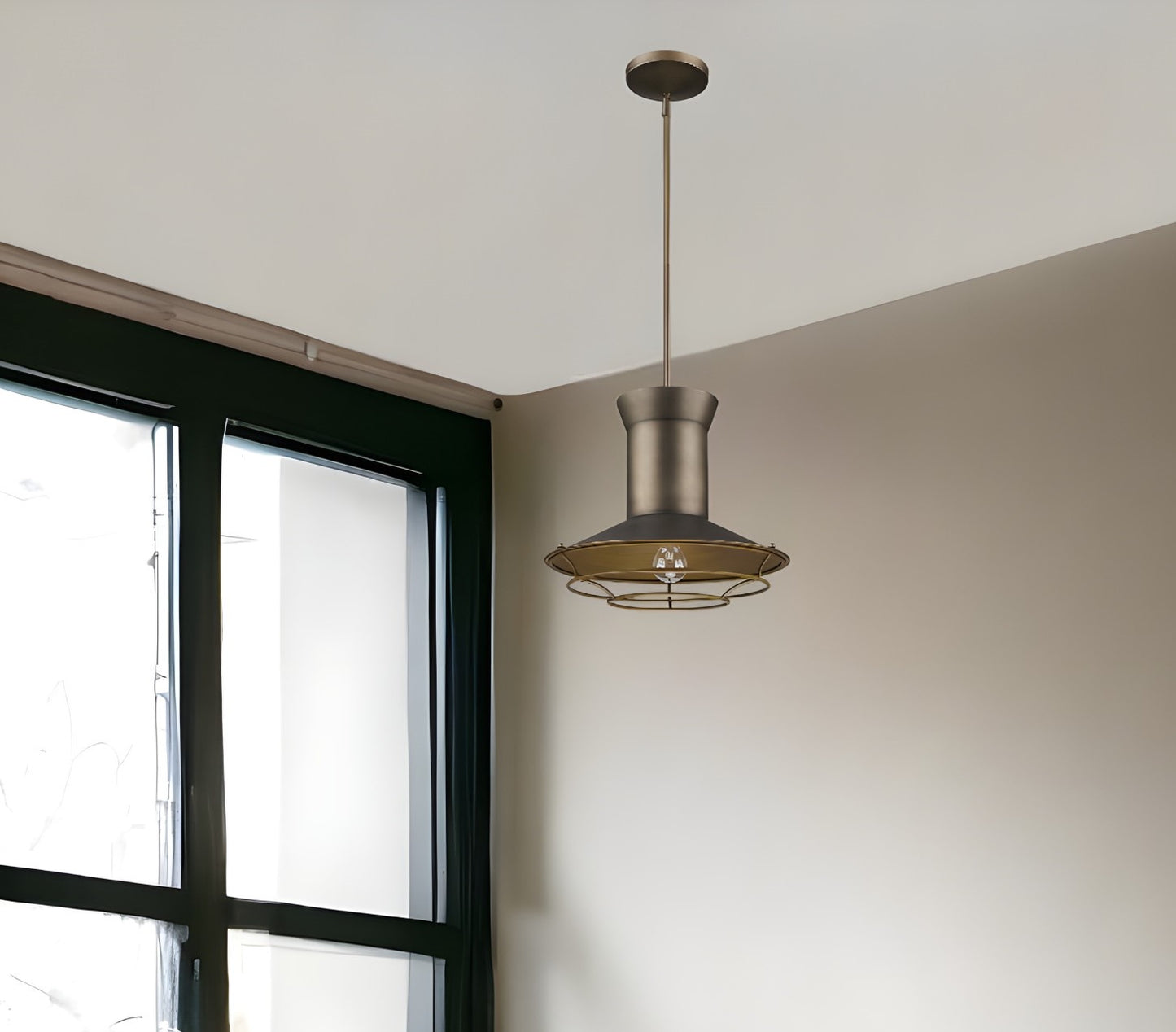 Newport 1-Light Tin Coated Pendant