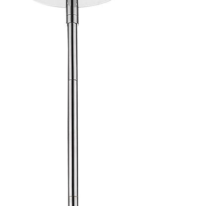 Brielle 1-Light Nickel Pendant w/ Textured Glass Shade
