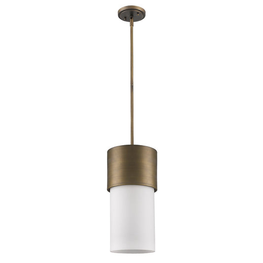 Midtown 1-Light Raw Brass Pendant