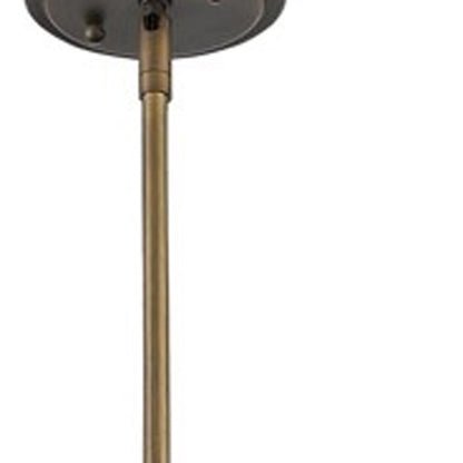 Midtown 1-Light Raw Brass Pendant