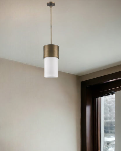 Midtown 1-Light Raw Brass Pendant
