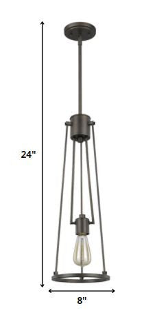 Jade 1-Light Oil-Rubbed Bronze Pendant