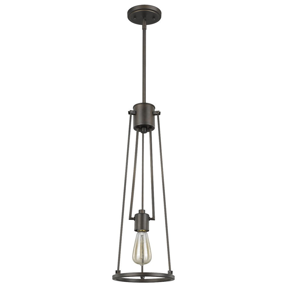 Jade 1-Light Oil-Rubbed Bronze Pendant