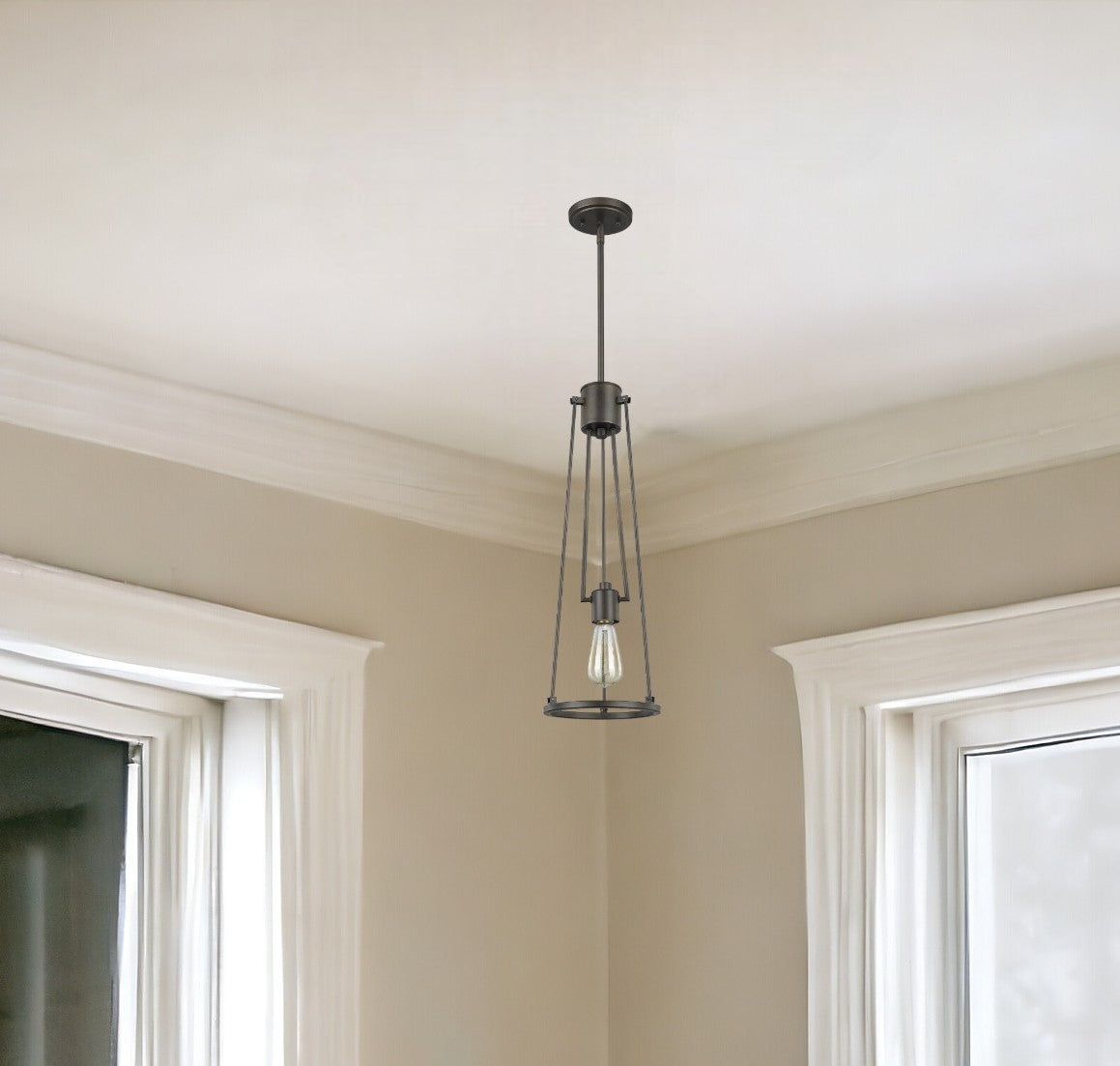 Jade 1-Light Oil-Rubbed Bronze Pendant