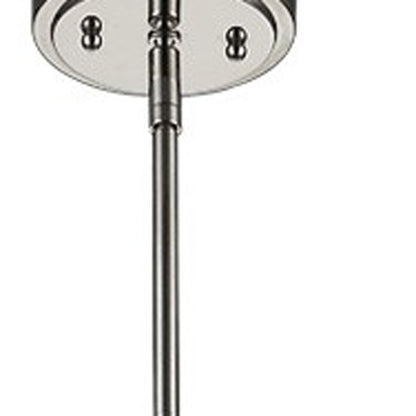 Jade 1-Light Nickel Pendant