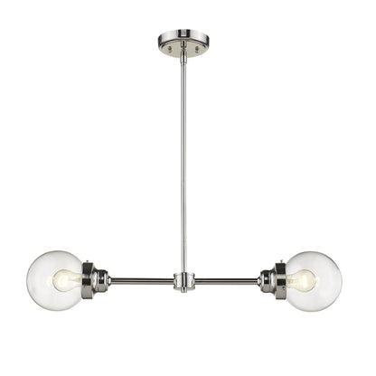 Portsmith 2-Light Nickel Pendant