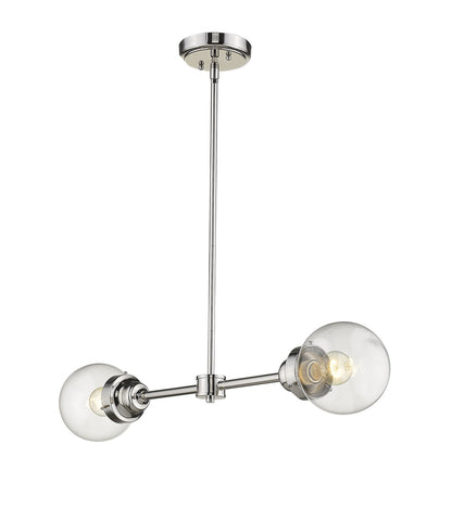 Portsmith 2-Light Nickel Pendant