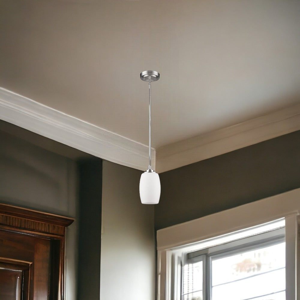 Silver Hanging Light