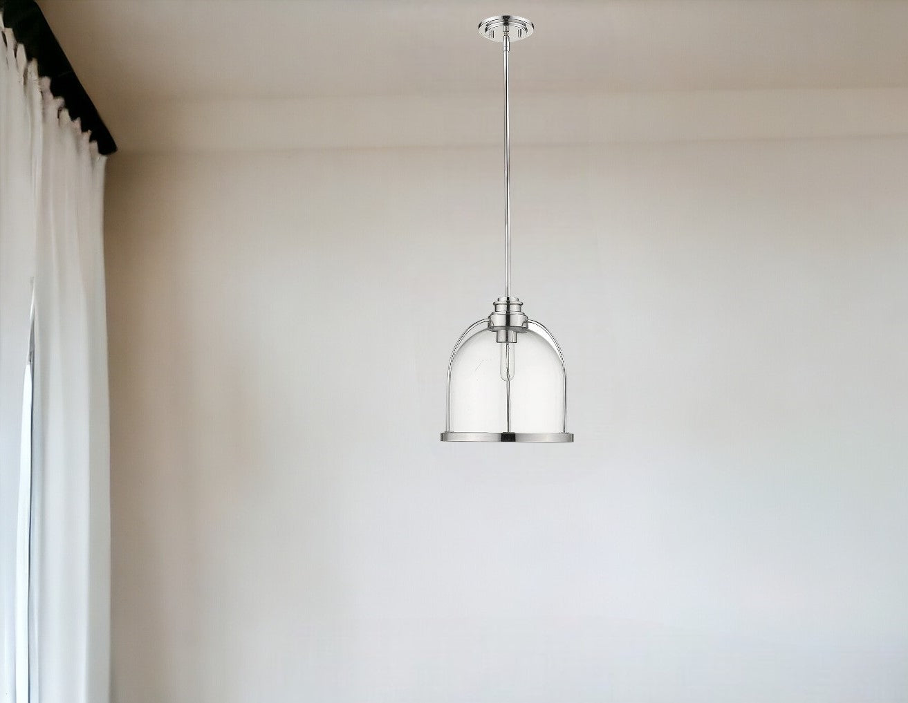 Stanton 1-Light Nickel Pendant