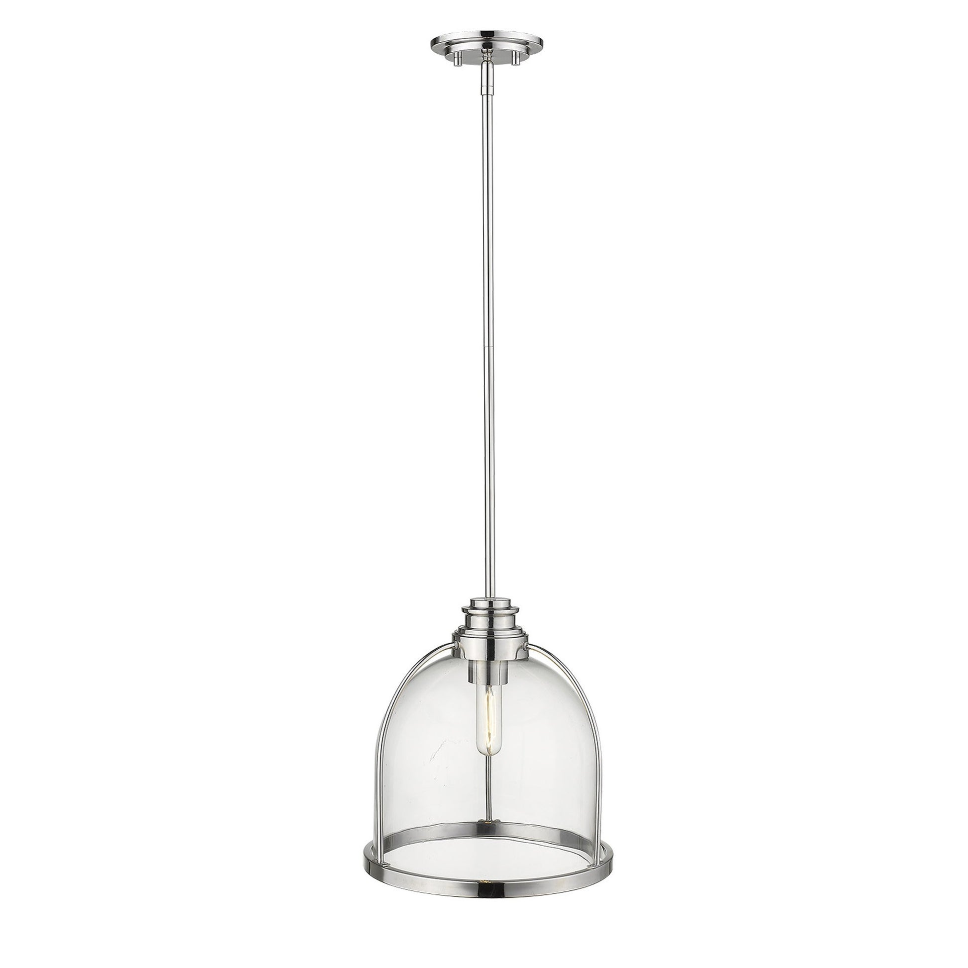 Stanton 1-Light Nickel Pendant