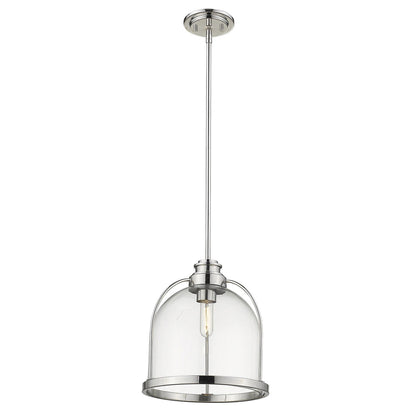 Stanton 1-Light Nickel Pendant