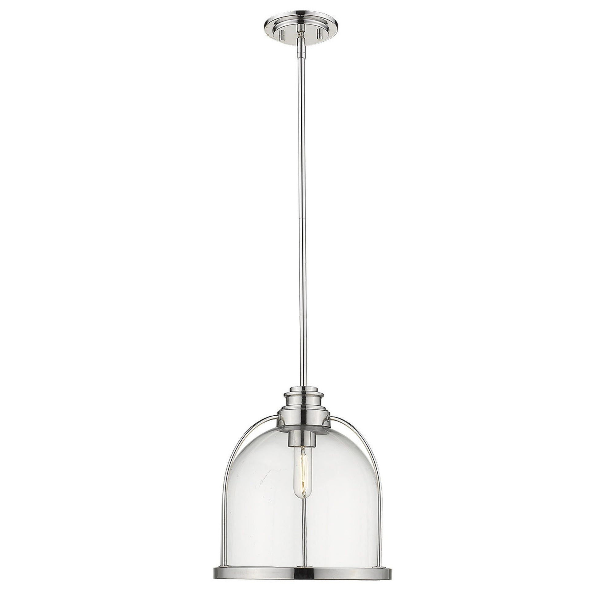 Stanton 1-Light Nickel Pendant
