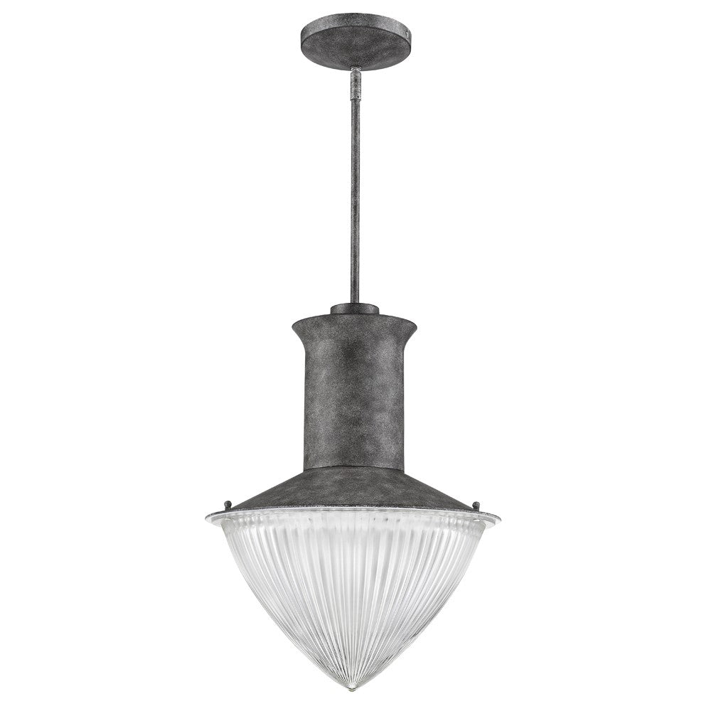 Harlow Silver Iron Ceiling Light w/ White Shades