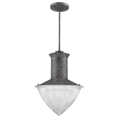Harlow Silver Iron Ceiling Light w/ White Shades