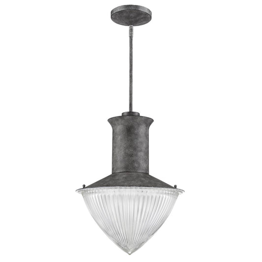 Harlow Silver Iron Ceiling Light w/ White Shades
