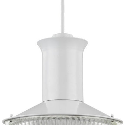 Silver Iron Ceiling Light w/ White Shades