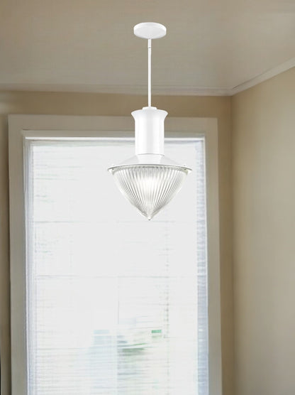 Skylar 1-Light White Pendant