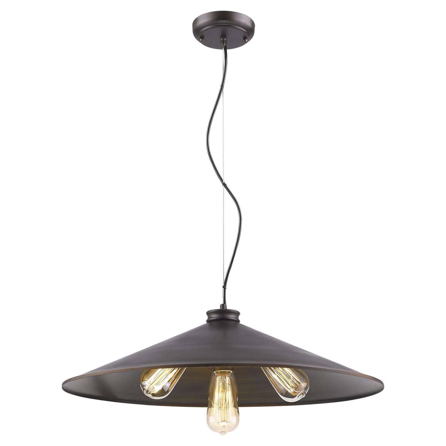 Alcove 4-Light Oil-Rubbed Bronze Pendant