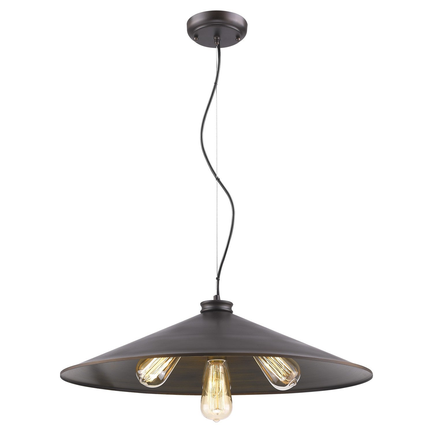 Alcove 4-Light Oil-Rubbed Bronze Pendant
