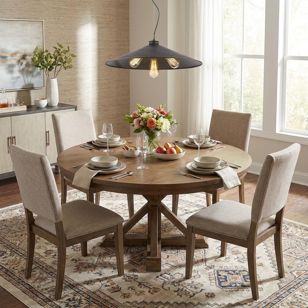 Alcove 4-Light Oil-Rubbed Bronze Pendant
