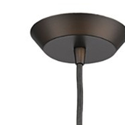 Bronze Hanging Light w/ Glass Studs