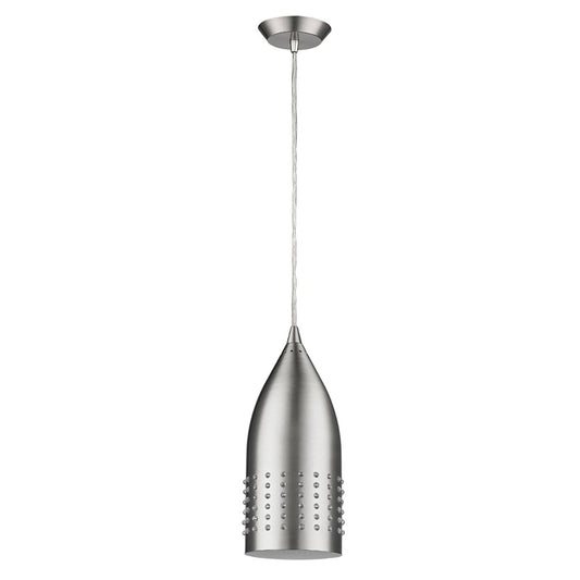 Silver Hanging Light w/ Glass Studs