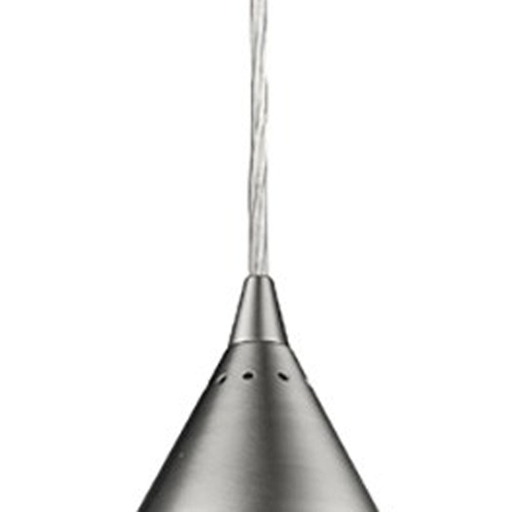 Silver Hanging Light w/ Glass Studs