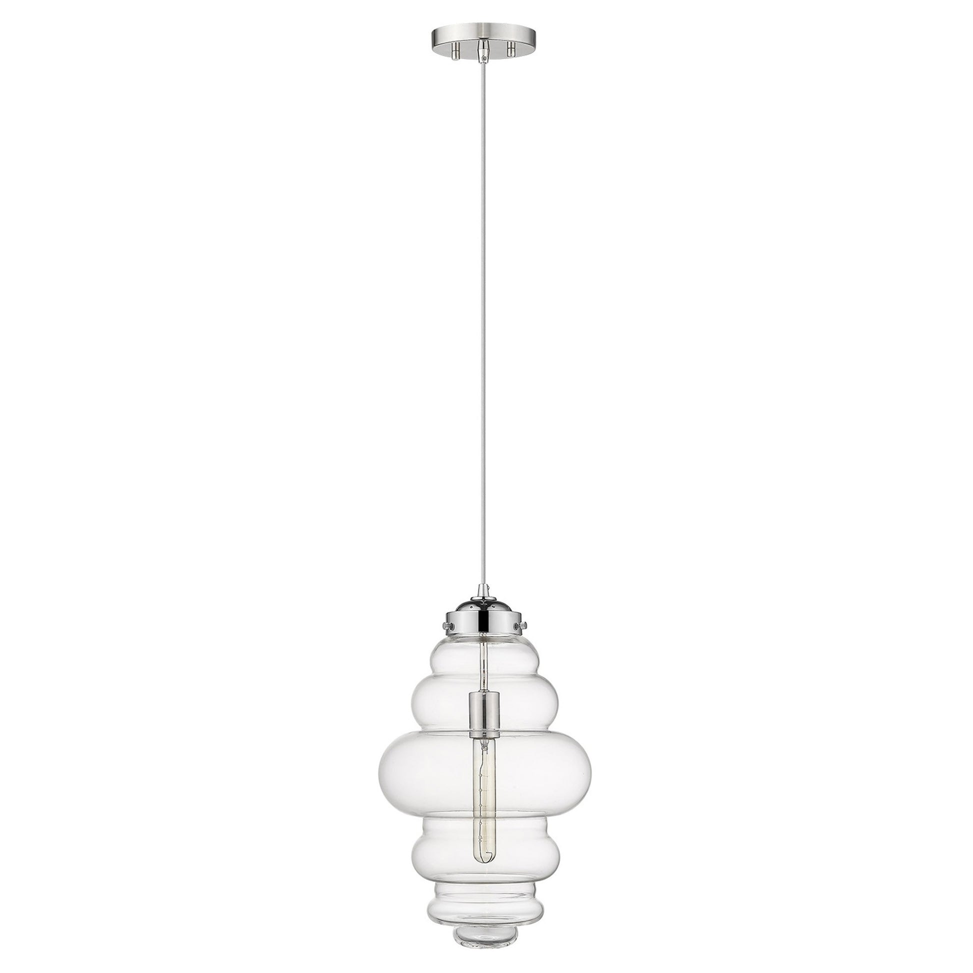 Ballina 1-Light Nickel Mini-Pendant