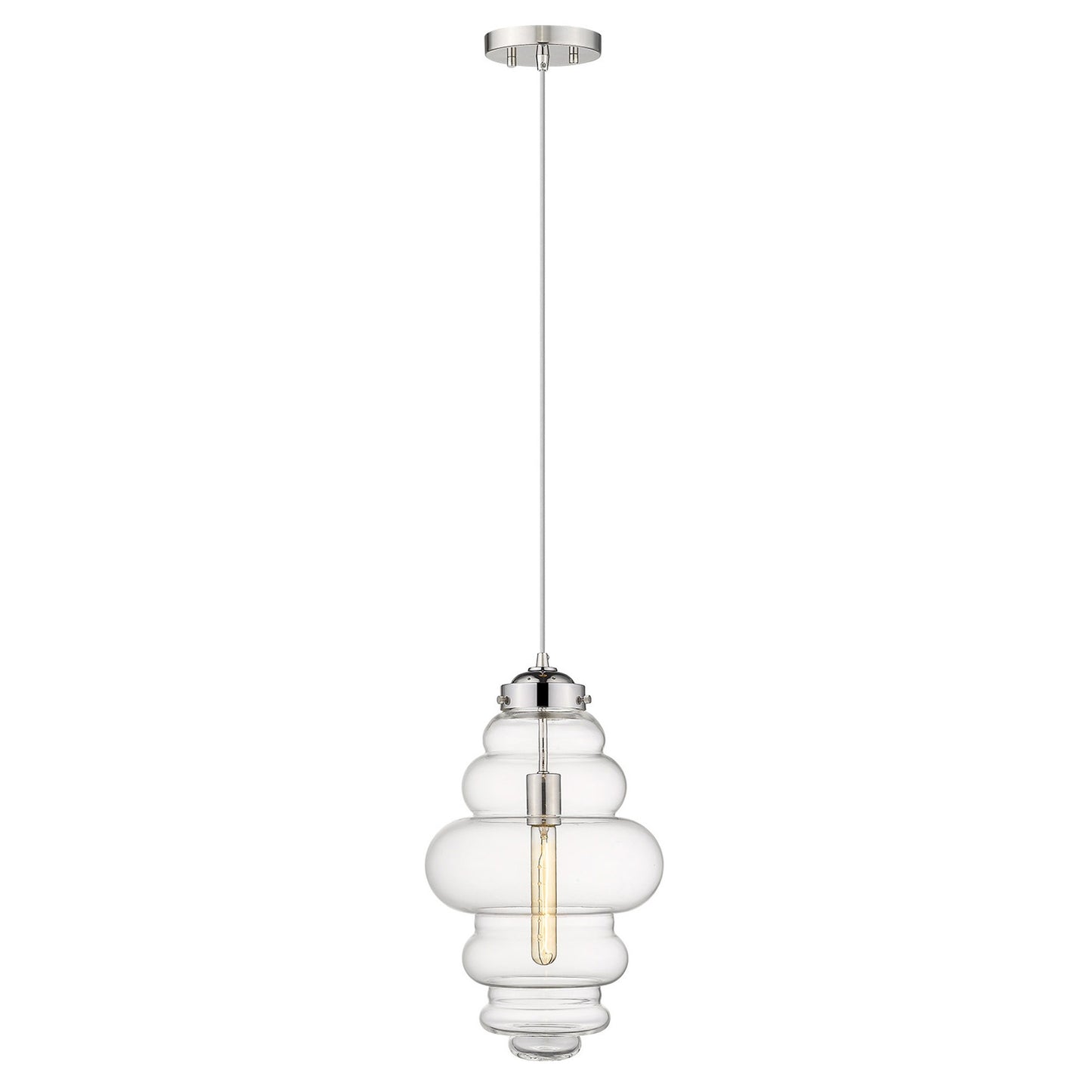Ballina 1-Light Nickel Mini-Pendant